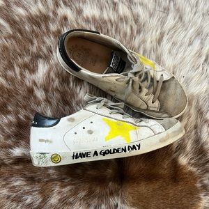 Kids Size 3 Golden Goose Sneakers